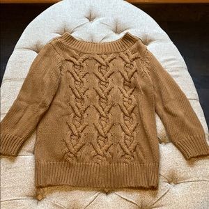 Camel sweater